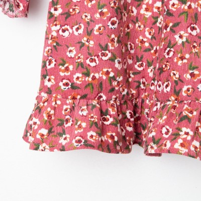 Платье для девочки KAFTAN «Цветы», розовое, рост 98-104 см
