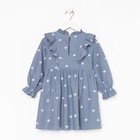 Платье детское KAFTAN "Листочки", р. 32 (110-116), синий - Фото 12