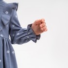 Платье детское KAFTAN "Листочки", р. 32 (110-116), синий - Фото 7