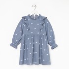 Платье детское KAFTAN "Листочки", р. 32 (110-116), синий - Фото 8