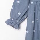 Платье детское KAFTAN "Листочки", р. 32 (110-116), синий - Фото 10
