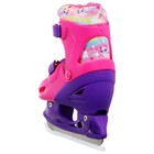 Набор: коньки детские раздвижные Snow Cat, с роликовой платформой, защита, р. 26-29 - Фото 13