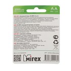Аккумулятор Mirex, Ni-Mh, AA, HR6-2BL, 1.2В, 2000 мАч, блистер, 2 шт. - фото 51441786 Аккумулятор Mirex, Ni-Mh, AA, HR6-2BL, 1.2В, 2000 мАч, блистер, 2 шт. - фото 51441786