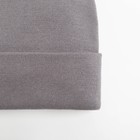 Шапка для мальчика , цвет серый, размер 53-55 - фото 22635334