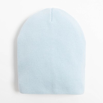 Шапка для девочки, светло-голубая, размер 53-55