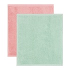 Салфетки махровые «Этель. Маме», 30×30 см, 4 шт., 100% хлопок, 340 г/м², зелёные/розовые  (артикул 7653160)  большой выбор товаров оптом и в розницу по низким ценам с доставкой
