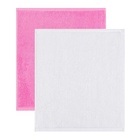 Салфетки махровые декоративные «Этель» Tropic, 4 шт., 30×30 см, хлопок 100%, розовые/белые - Фото 4