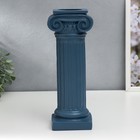 Сувенир полистоун "Римская колонна" синий 27х8х10см - фото 6557754