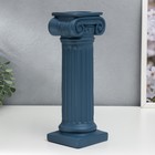 Сувенир полистоун "Римская колонна" синий 27х8х10см - фото 6557755