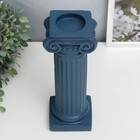 Сувенир полистоун "Римская колонна" синий 27х8х10см - фото 6557757
