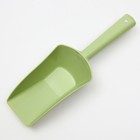 Совок мерный для корма, 23 х 7,5 х 4,8 см, зелёный - Фото 2