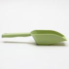 Совок мерный для корма, 23 х 7,5 х 4,8 см, зелёный - Фото 3