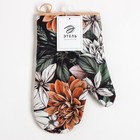 Варежка-прихватка «Этель» Meadow flower 20×27 см, 100% хлопок, саржа 190 г/м² - Фото 4