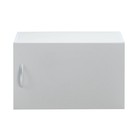 Шкаф навесной Мальма 600х300х360, Светло-серый/Белый - Фото 2