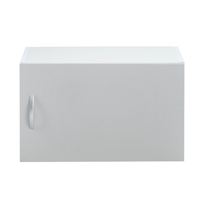 Шкаф навесной Мальма 600х300х360, Светло-серый/Белый - фото 1926368321