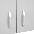 Шкаф навесной Мальма 800х300х720, Светло-серый/Белый - Фото 4