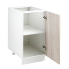 Шкаф напольный Комфорт, 400х580х820, Сосна Аланд/Белый - Фото 3