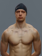 Шапочка для плавания взрослая ONLYTOP Swim, тканевая, обхват 54-60 см - Фото 5