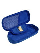 Пенал - футляр школьный Calligrata, на молнии, 2 отделения, текстиль, синий - Фото 6