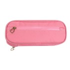 Пенал школьный на молнии, розовый - Фото 3