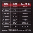 Фильтр внутренний JINGYE JY-8200F, двухсекционный, 600 л/ч, 10 Вт - Фото 11
