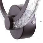 Бра 1833/1CF LED 24 Вт 4000К кофе 25.5×6.5×29 см - фото 3774388