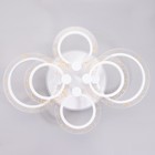 Люстра с ПДУ 1888/6 LED 108 Вт диммер белый 44×62×12 см BayerLux - фото 4367917