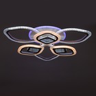 Люстра с ПДУ 1908/6 LED 140 Вт диммер белый 67×67×12.5 см BayerLux - фото 49536529