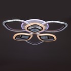 Люстра с ПДУ 1908/6 LED 140 Вт диммер белый 67×67×12.5 см BayerLux - фото 49536530