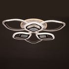 Люстра с ПДУ 1908/6 LED 140 Вт диммер белый 67×67×12.5 см BayerLux - фото 49536520
