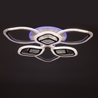 Люстра с ПДУ 1908/6 LED 140 Вт диммер белый 67×67×12.5 см BayerLux - фото 49536521