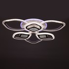 Люстра с ПДУ 1908/6 LED 140 Вт диммер белый 67×67×12.5 см BayerLux - фото 49536522