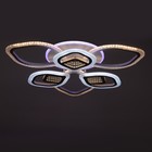 Люстра с ПДУ 1908/6 LED 140 Вт диммер белый 67×67×12.5 см BayerLux - фото 49536526