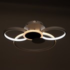 Люстра с ПДУ 1916/5 LED 100Вт диммер бело-черный 48х54х8,5 см BayerLux - фото 27374187