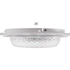 Люстра с ПДУ 1992/1 LED 130Вт 3000-6000К диммер белый 50х50х8 см BayerLux - Фото 8