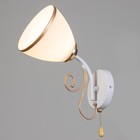 Бра 2020/1 E27 60 Вт белый+золото 20×11×16 см - фото 5017851