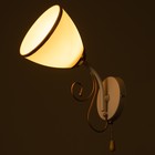 Бра 2020/1 E27 60 Вт белый+золото 20×11×16 см - фото 5017852