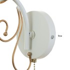 Бра 2020/1 E27 60 Вт белый+золото 20×11×16 см - фото 5017853