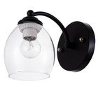 Бра 2073/1, E27, 40 Вт, чёрный, 17×13×20 см - Фото 1