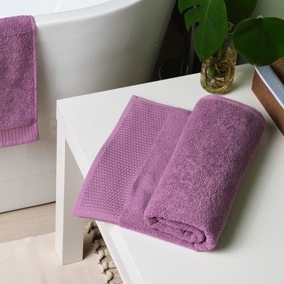 Полотенце махровое LoveLife «Classic» 70×130 см, лавандовый, 100% хлопок, 450 г/м²