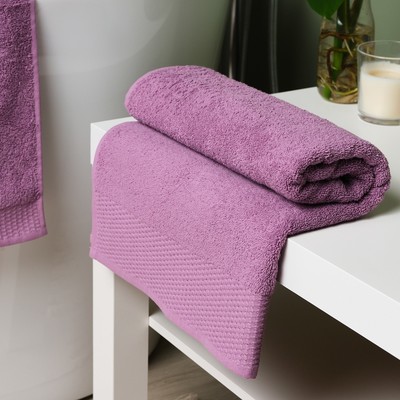 Полотенце махровое LoveLife «Classic» 70×130 см, лавандовый, 100% хлопок, 450 г/м²