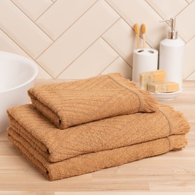 Полотенце махровое LoveLife «Cozy dream» 70×130 см, кофейный, 100% хлопок, 400 г/м²