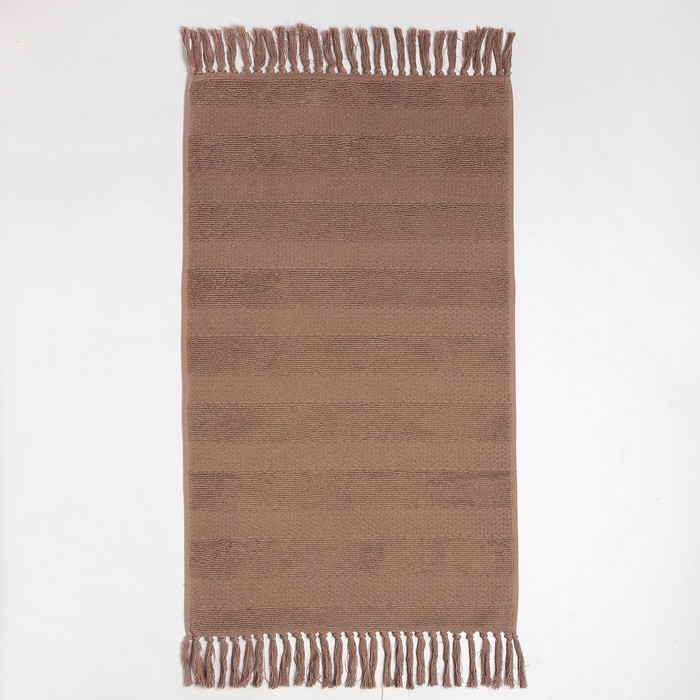 Полотенце для ног Love Life Turkish dream, 50×90 см, хлопок 100%, мокко - Фото 1