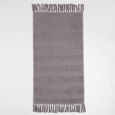 Полотенце для ног Love Life Turkish dream, 50×90 см, хлопок 100%, серое