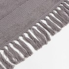 Полотенце для ног Love Life Turkish dream, 50×90 см, хлопок 100%, серое - Фото 5