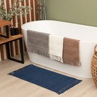 Полотенце для ног LoveLife "Turkish dream" 50х90 см, синий, 100% хлопок, 500 гр/м2 - Фото 2