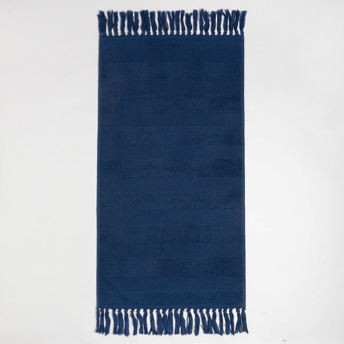 Полотенце для ног LoveLife "Turkish dream" 50х90 см, синий, 100% хлопок, 500 гр/м2 - Фото 1