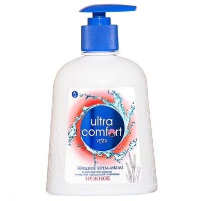 Жидкое антибактериальное мыло Vesta Ultra Comfort «Нежное», 450 мл