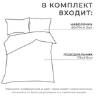 Постельное бельё Этель 2 сп Ornament, пододеяльник 175х215 см, наволочки 50х70 см 2 шт, 100% хлопок - Фото 2