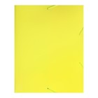 Папка на резинке А4, 500 мкм, Calligrata "Neon", корешок 30 мм, неоновая, жёлтая - Фото 2